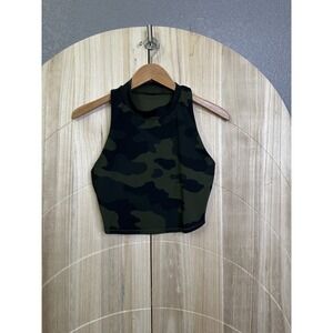 All in Motion Camo Cropped Athletic Tank Top Women's Size M